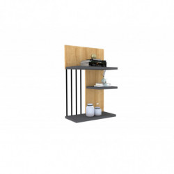 Estante de pared Nezma antracita zafiro Practica Hogar
