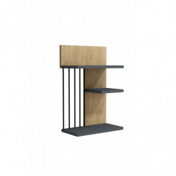 Estante de pared Nezma antracita zafiro Practica Hogar