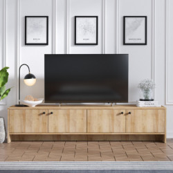 Mueble TV Jimmy roble Practica Hogar