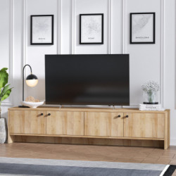 Mueble TV Jimmy roble Practica Hogar