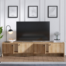 Mueble TV Jimmy roble Practica Hogar