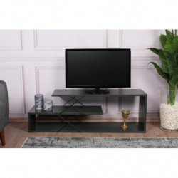 Mueble TV Zigzag antracita Practica Hogar