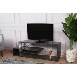 Mueble TV Zigzag antracita Practica Hogar