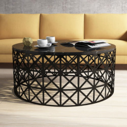 Mesa de centro Selin negro Practica Hogar