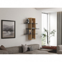 Estante de pared Ardo antracita zafiro Practica Hogar