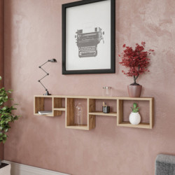 Estante de pared Amanos pino Practica Hogar