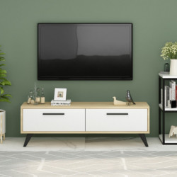 Mueble TV Melisa Zafiro Blanco Practica Hogar
