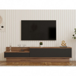 Mueble TV Asır pino atlántico antracita Practica Hogar