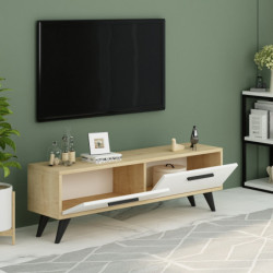 Mueble TV Melisa Zafiro Blanco Practica Hogar