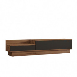 Mueble TV Asır pino atlántico antracita Practica Hogar