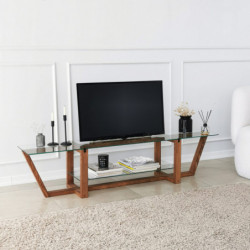 Mueble TV Amalfi nogal Practica Hogar
