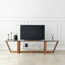 Mueble TV Amalfi nogal Practica Hogar