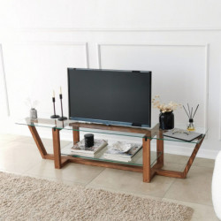 Mueble TV Amalfi nogal Practica Hogar