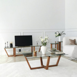 Mueble TV Amalfi nogal Practica Hogar