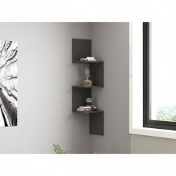 Estante de pared Zik Zak antracita Practica Hogar