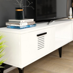 Mueble TV Asimo Blanco Practica Hogar