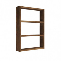 Estante de pared PR1-BR nogal Practica Hogar