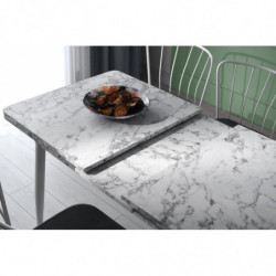 Mesa de comedor extensible Ay-1183 multicolor Practica Hogar