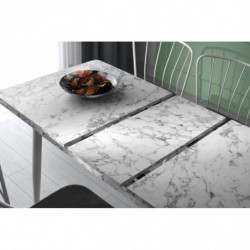 Mesa de comedor extensible Ay-1183 multicolor Practica Hogar