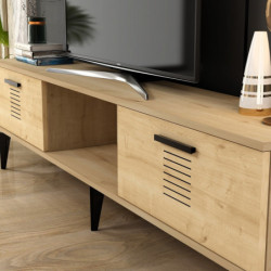 Mueble TV Asimo Roble Zafiro Practica Hogar