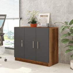 Mueble auxiliar Vario E antracita nogal Practica Hogar