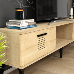 Mueble TV Asimo Roble Zafiro Practica Hogar