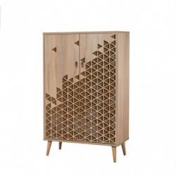 Mueble auxiliar MultiBox 124 sonoma roble Practica Hogar