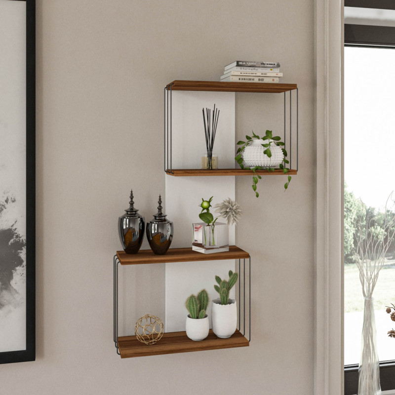 Estante de pared Destan pino Practica Hogar Estante de pared Destan pino Practica Hogar