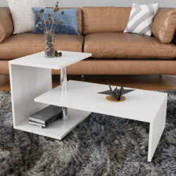Mesa de centro Dilek blanco Practica Hogar