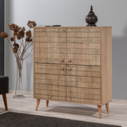 Mueble auxiliar Multilux-728 sonoma roble Practica Hogar