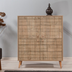 Mueble auxiliar Multilux-728 sonoma roble Practica Hogar