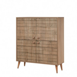 Mueble auxiliar Multilux-728 sonoma roble Practica Hogar