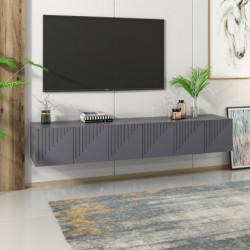 Mueble TV Artemis Antracita Practica Hogar