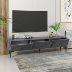 Mueble TV Artemis Antracita Practica Hogar