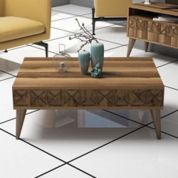 Conjunto de muebles de salón Line nogal Practica Hogar