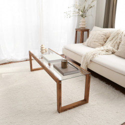 Mueble TV Via madera natural Practica Hogar