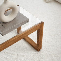 Mueble TV Via madera natural Practica Hogar