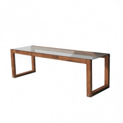 Mueble TV Via madera natural Practica Hogar