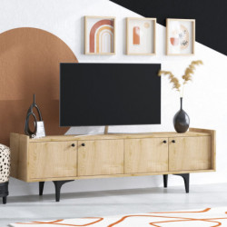 Mueble TV Chow roble zafiro Practica Hogar