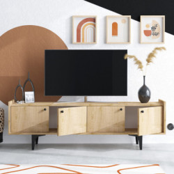 Mueble TV Chow roble zafiro Practica Hogar