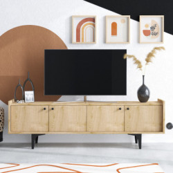 Mueble TV Chow roble zafiro Practica Hogar
