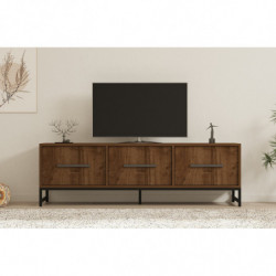 Mueble TV Melody nogal Practica Hogar