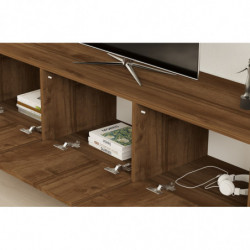 Mueble TV Melody nogal Practica Hogar