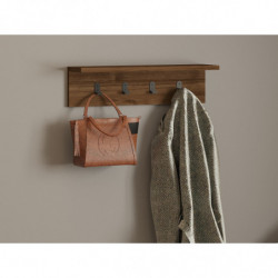 Estante de pared Ayla nogal Practica Hogar