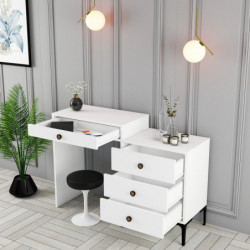 Tocador Lizbon 556 blanco Practica Hogar