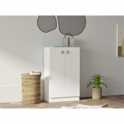 Mueble auxiliar Defne blanco Practica Hogar
