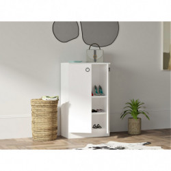 Mueble auxiliar Defne blanco Practica Hogar