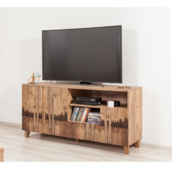 Mueble TV Marina Mila-754 pino atlántico Practica Hogar