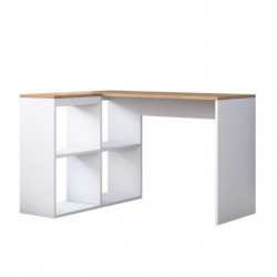 Escritorio de estudio HA113-2035 roble blanco Practica Hogar