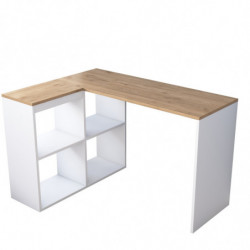 Escritorio de estudio HA113-2035 roble blanco Practica Hogar